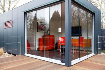 GarDomo CUBE Design Gartenhaus Living Lounge 8065