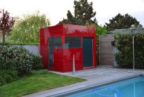 Referenz 97353 Wiesentheid | GarDomo | CUBE Design Poolhaus 7401