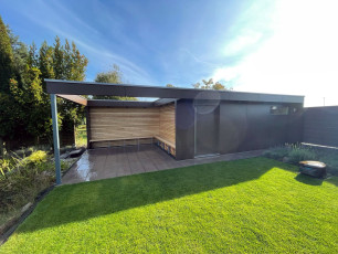 Referenz 04551 Borsdorf | GarDomo | CUBE Design Gartenhaus 0001