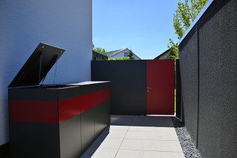 Referenz 63110 Rodgau | GarDomo | MÜTO Design Mülltonnenbox 0001