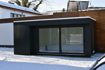 Referenz 85551 Kirchheim | GarDomo | CUBE Design Gartenhaus 0001