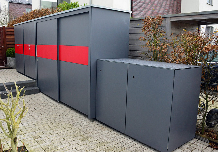 GarDomo | MÜTO – Design Mülltonnenbox - Beliebig erweiterbar